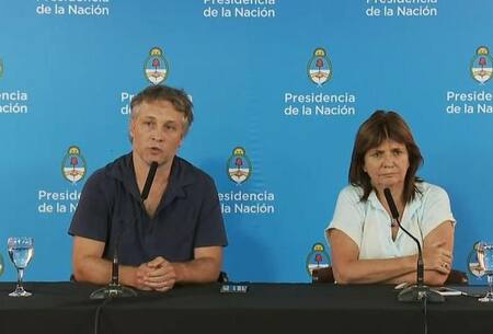 Conferencia de prensa de Patricia Bullrich y Fernando De Andreis
