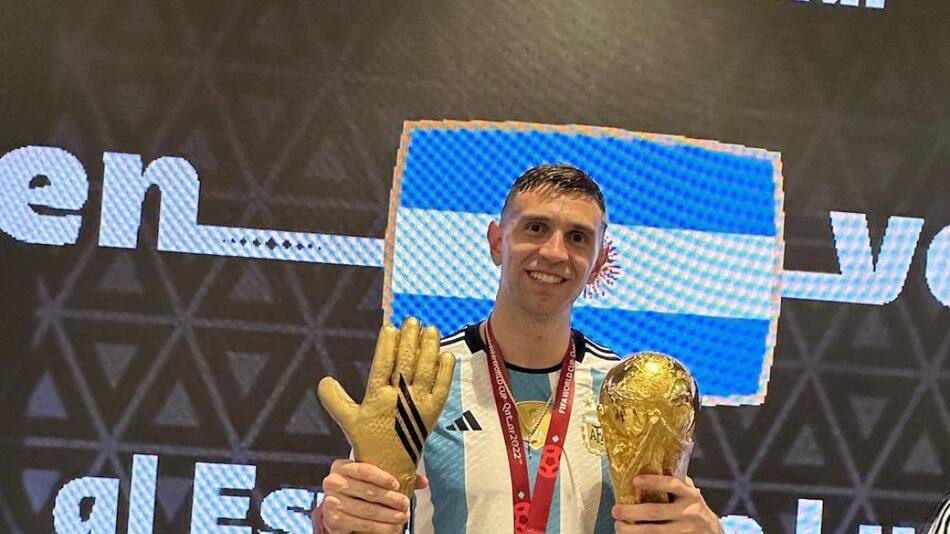 Emiliano "Dibu" Martínez. Foto: Instagram @emi_martinez26.