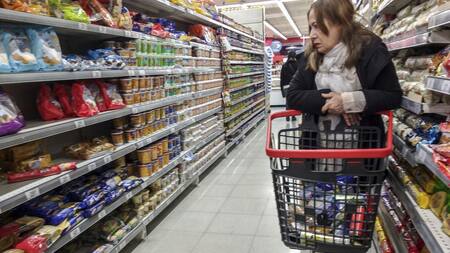 Precio góndola y alimentos, economía, NA