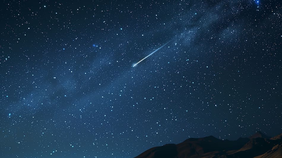 Lluvia de meteoritos.