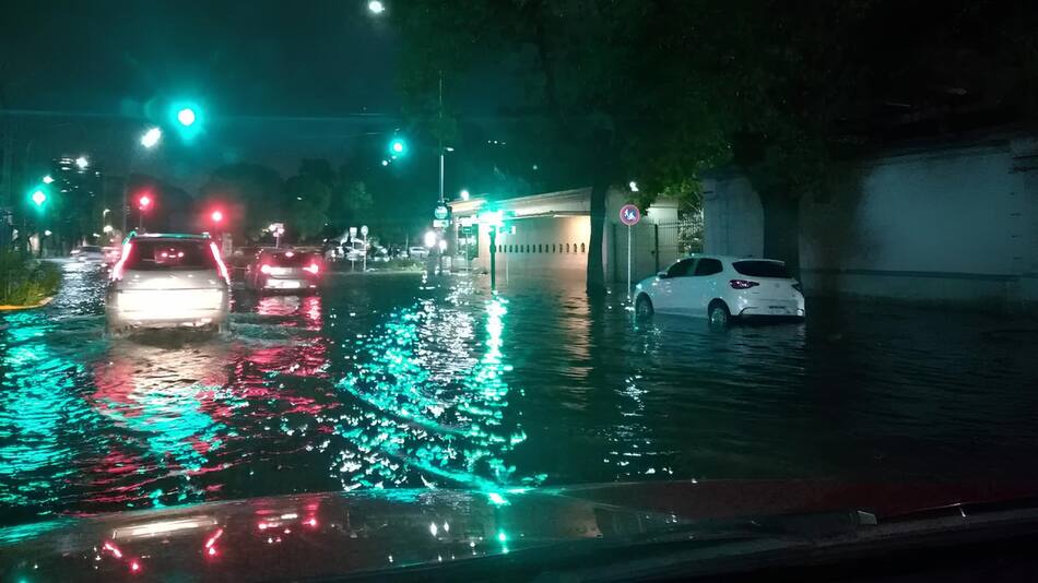 Sudestada en el AMBA. Foto: NA.