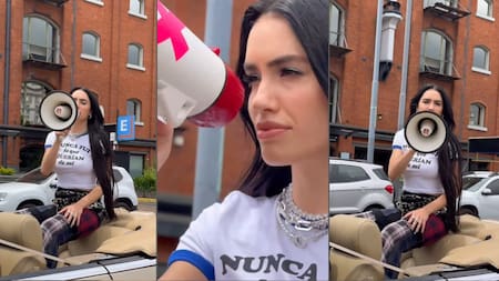 Lali anunció su tema "No me importa". Foto: IG @lali