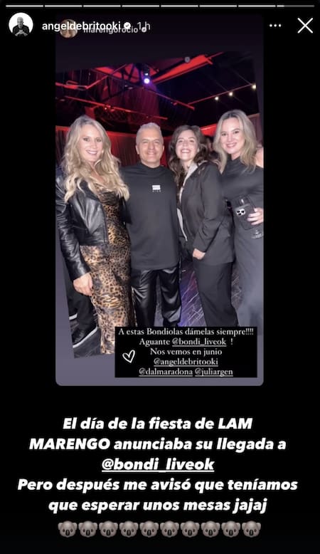 Ángel de Brito confirmó que Rocio Marengo está embarazada. Foto captura Instagram