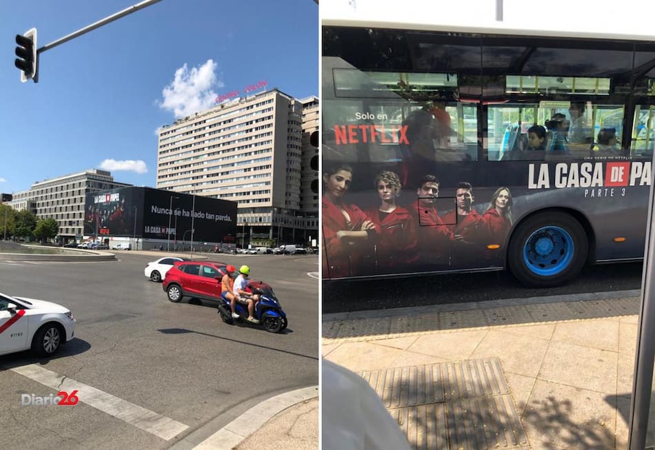 La Casa de Papel, furor en España, Diario 26
