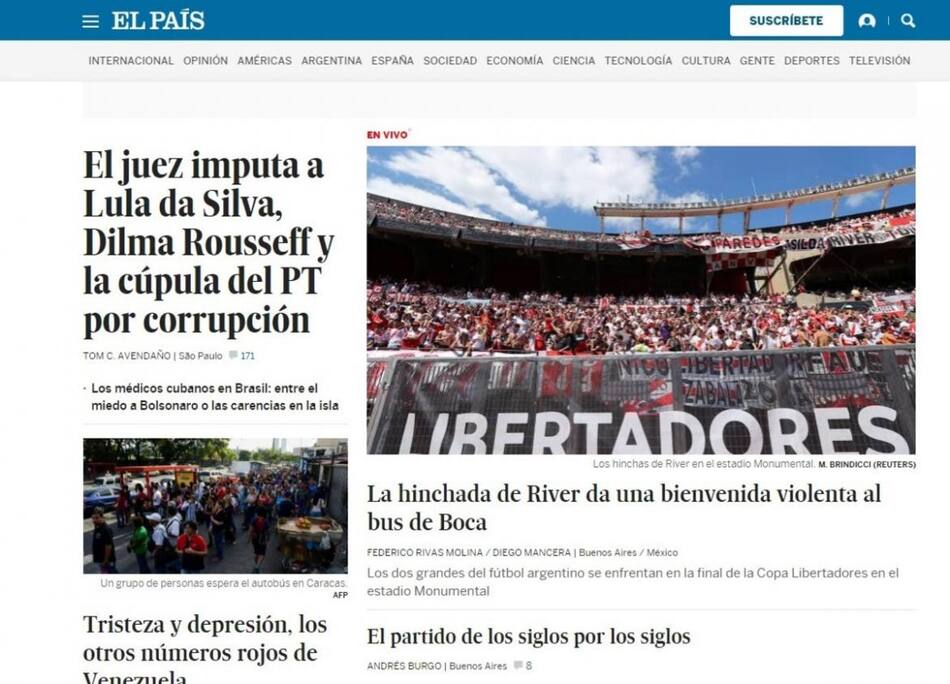 Medios del mundo hablan de la Superfinal de Libertadores, River vs. Boca