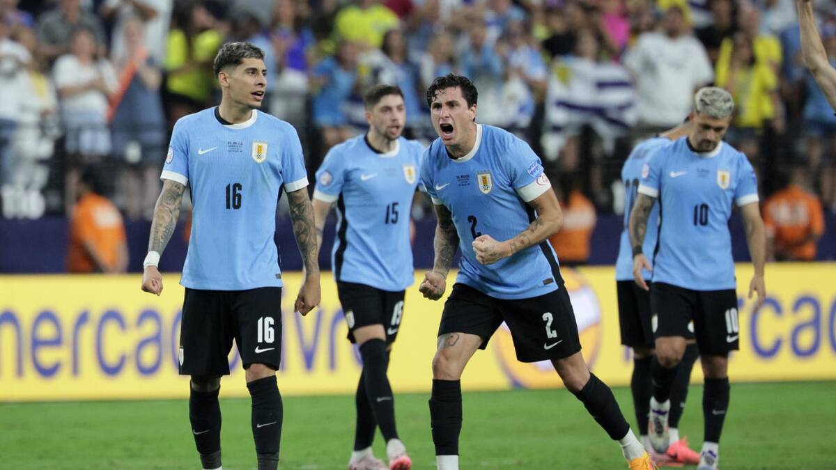 Copa América 2024: Uruguay venció a Brasil por penales y enfrentará a Colombia en las semifinales. EFE