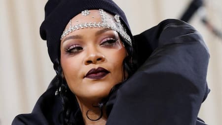 Rihanna en el Metropolitan Museum of Art Costume Institute Gala. Foto: Reuters.