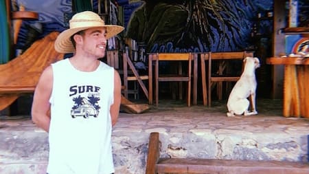 Federico Bruni se había perdido en la selva brasileña. Foto: Instagram @fedebruni33