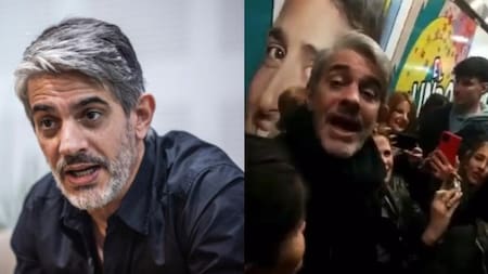 Pablo Echarri fue atacado a la salida del teatro. Foto: Twitter/echarripablo1 - captura de video