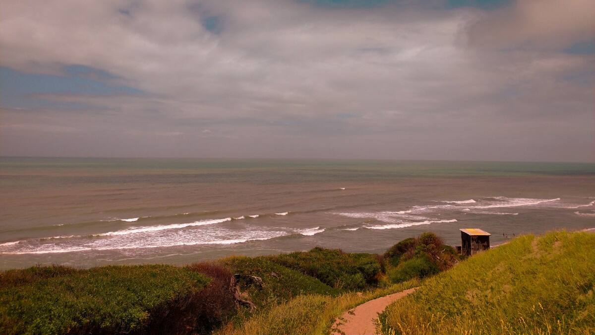Playa Verde Mundo, Mar del Plata. Foto: X