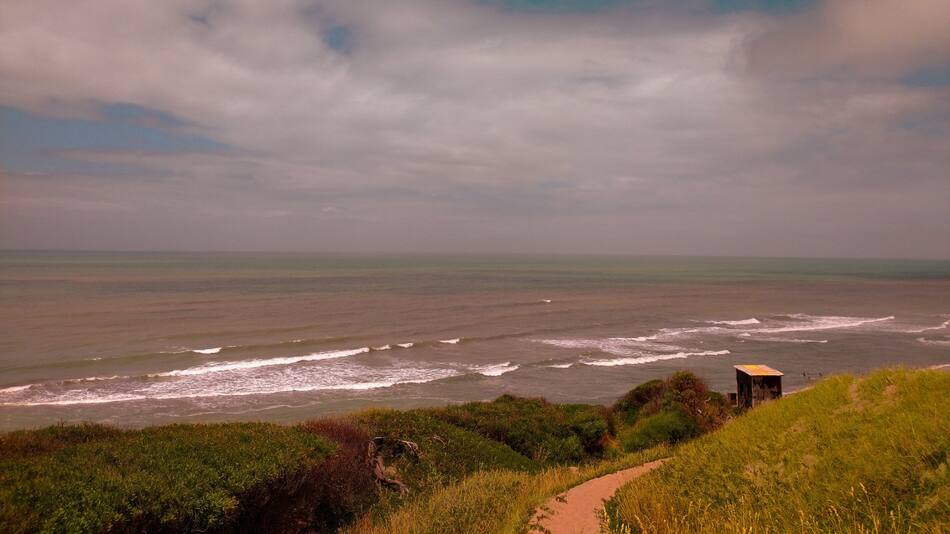 Playa Verde Mundo, Mar del Plata. Foto: X