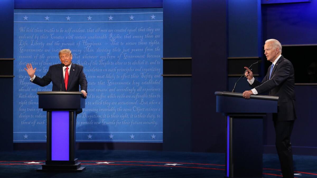 Donald Trump y Joe Biden. Foto: EFE