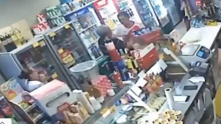 Robo en Mar del Plata. Fuente: Captura