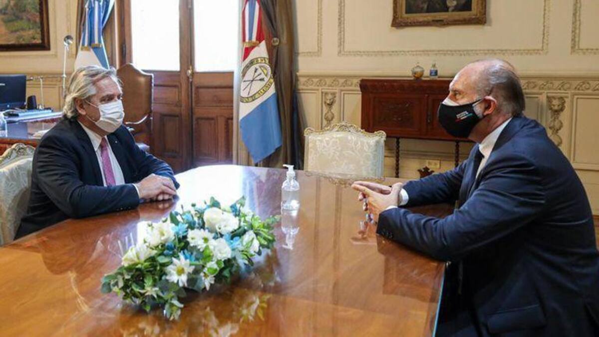 Omar Perotti y Alberto Fernández, NA