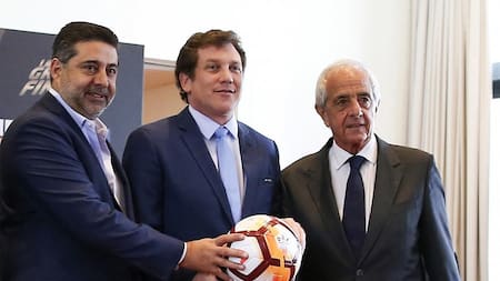 Angelici, Domínguez, DOnofrio, Boca, River, Superfinal de Copa Libertadores, fútbol, deportes