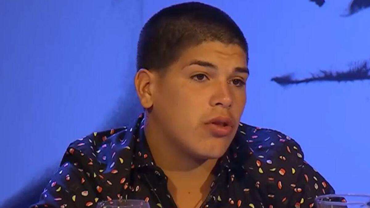 Thiago de Gran Hermano. Foto: captura.