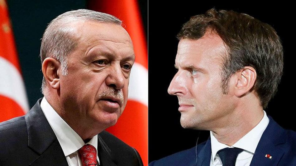Recep Tayyip Erdogan y Emmanuel Macron, Turquía y Francia