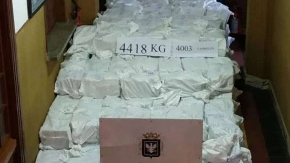 Golpe al narcotráfico en Uruguay, foto Armada de Uruguay