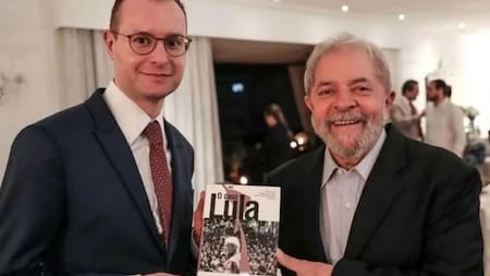 Cristiano Zanin y Lula. Foto: Globo