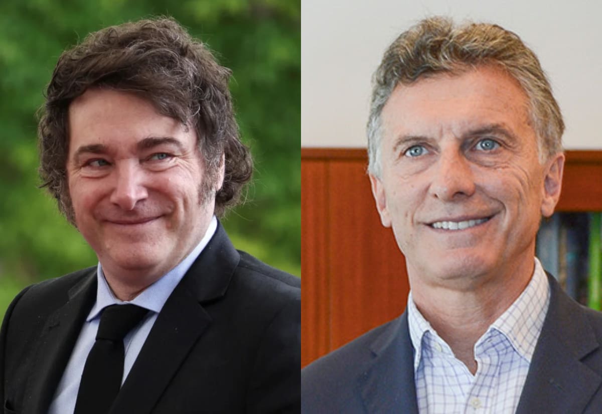 javier milei y mauricio macri