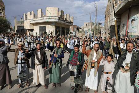 Los rebeldes hutíes del Yemen. Foto: Reuters/Khaled Abdullah