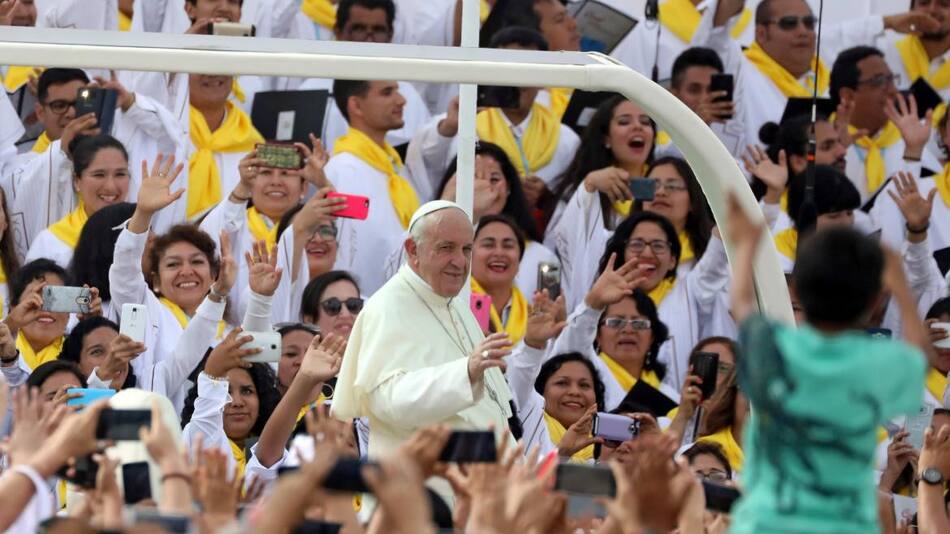 Papa Francisco en Perú (Reuters)