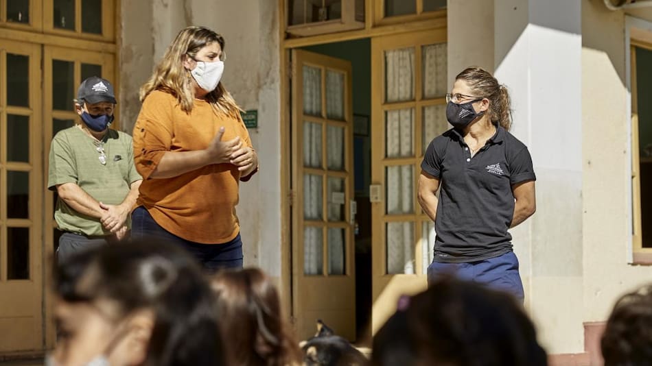 Paula Pareto en el Hogar El Alba