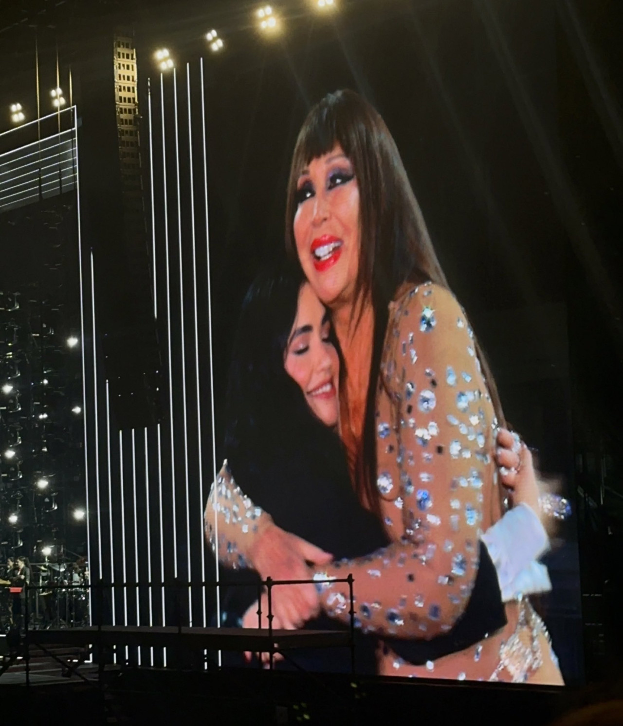 Moria Casán y Lali Espósito. Foto: X @Kioko_GM