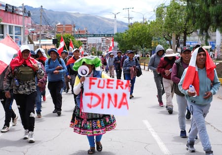 El pueblo peruano está descontento con el Gobierno de Dina Boluarte. Foto: NA.