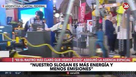 Canal 26 en la Exposición Argentina Oil y Gas 2025.