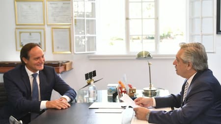 Alberto Fernández y Carlos Camau Espínola, Corrientes, NA