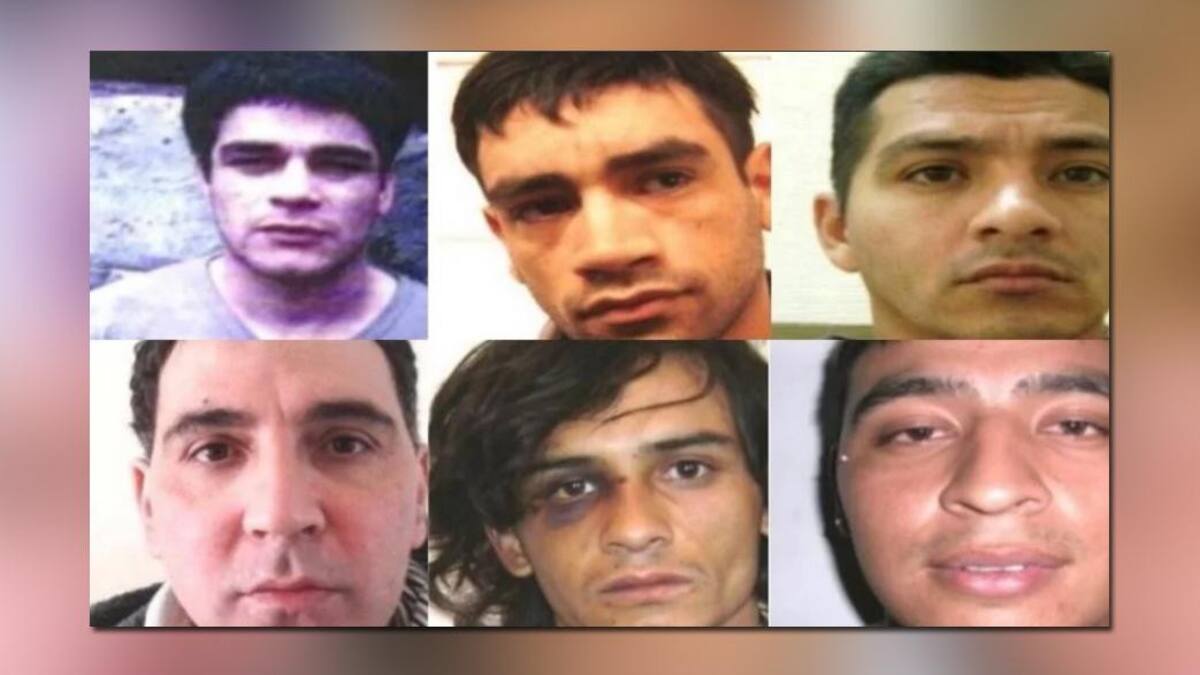 Fuga de presos tras emboscada en Rosario: el rostro de los prófugos