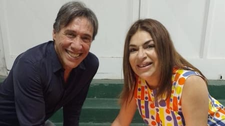Fabián Gianola y Claribel Medina, actores, foto NA