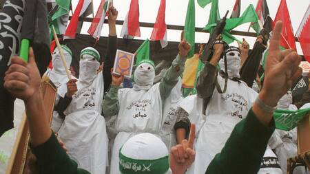 Manifestación del Hamas en el año 2000. Foto: Reuters.