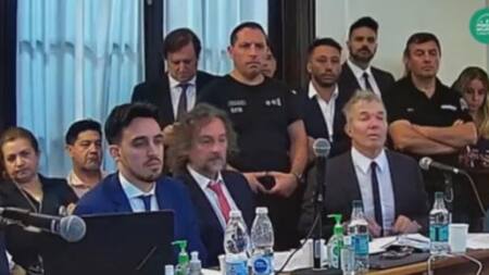 Cruce entre Tomei y Burlando en el juicio por Fernando Báez Sosa. Foto: NA.