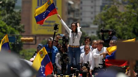María Corina Machado. Foto: REUTERS.