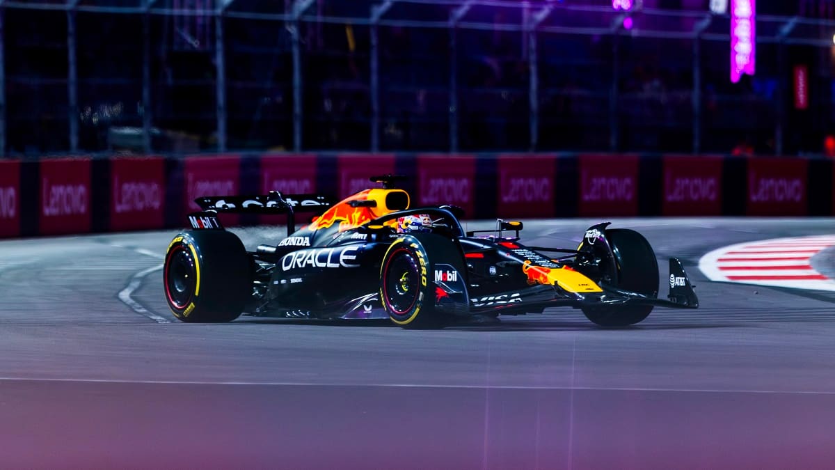 El histórico monoplaza de Red Bull Racing.