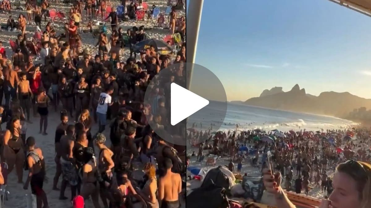 "Arrastão", la nueva metodología de robo masivos en las playas de Río de Janeiro.