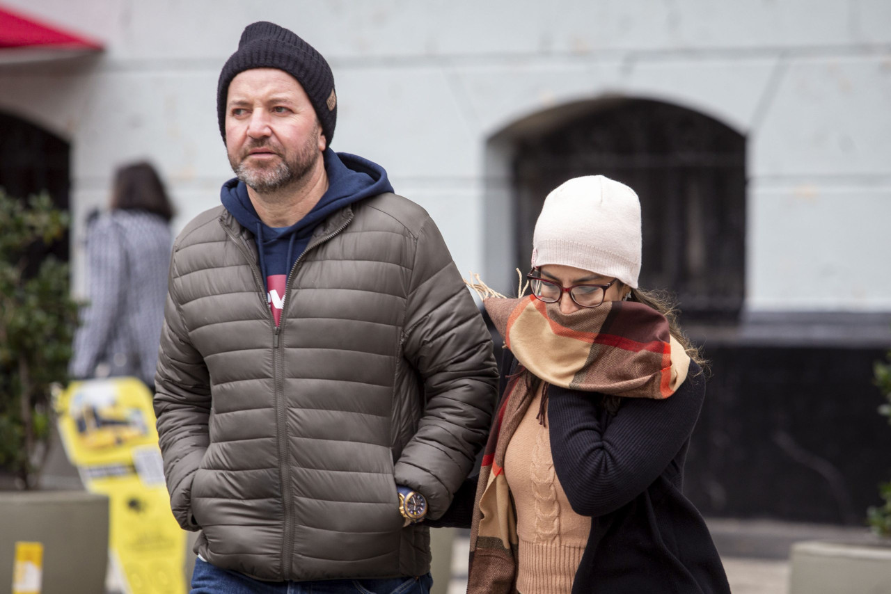 Frío en la Ciudad de Buenos Aires, invierno, ola polar, ola de frío. Foto: NA/Damián Dopacio.