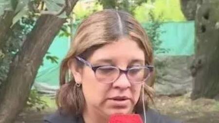La esposa del chofer asesinado en Virrey del Pino. Foto: captura de pantalla.