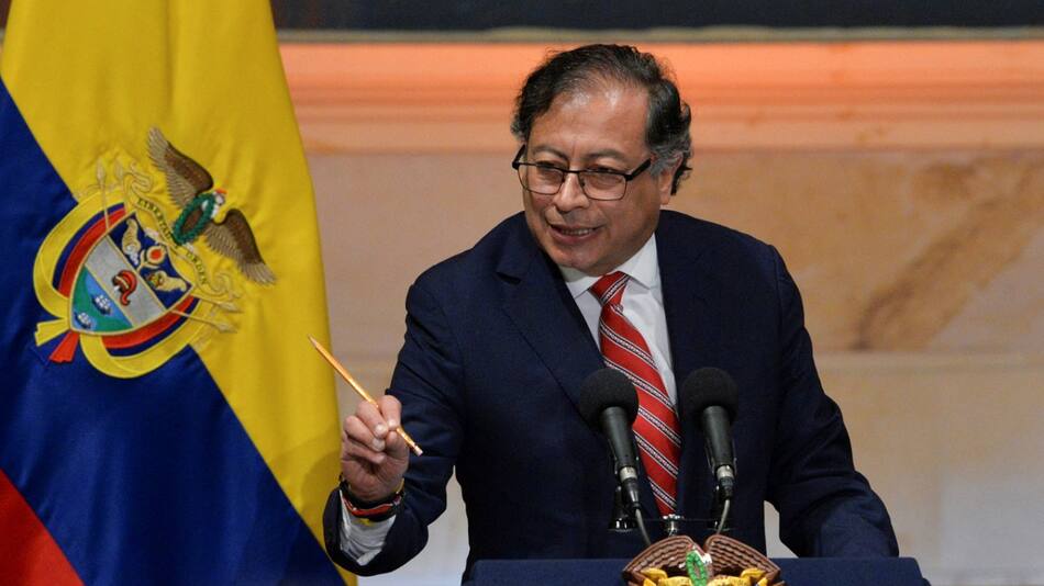 Gustavo Petro, presidente de Colombia. Foto: Reuters.