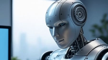 Inteligencia Artificial en el trabajo. Foto: Grok.