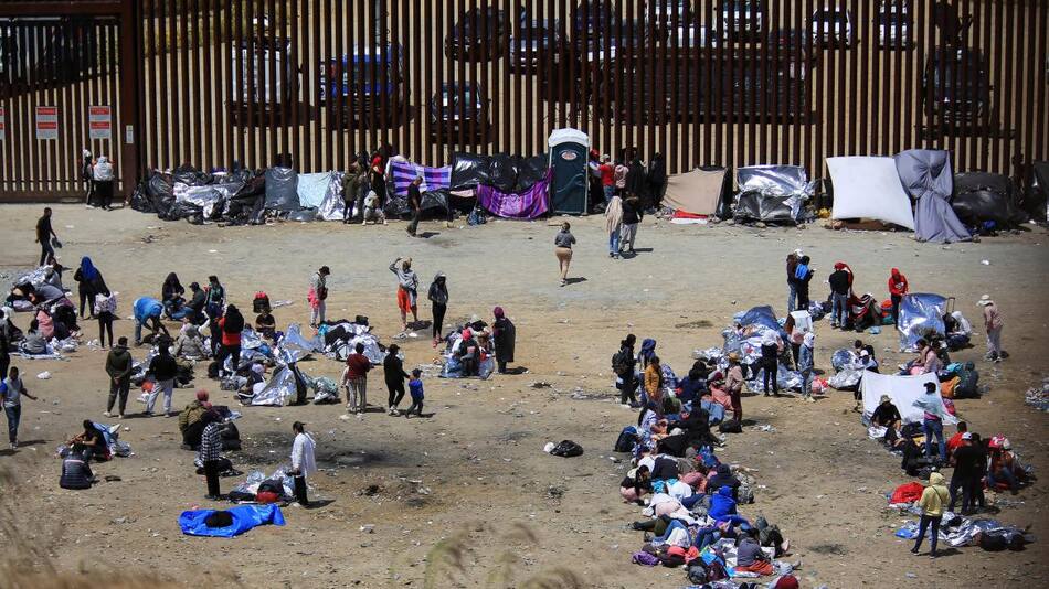 Crisis migratoria en la frontera de EEUU. Foto: Reuters