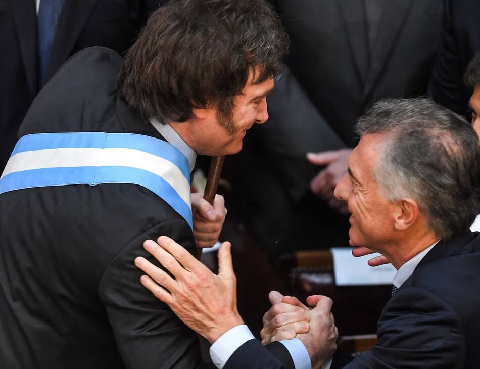 Javier Milei y Mauricio Macri. Foto: NA