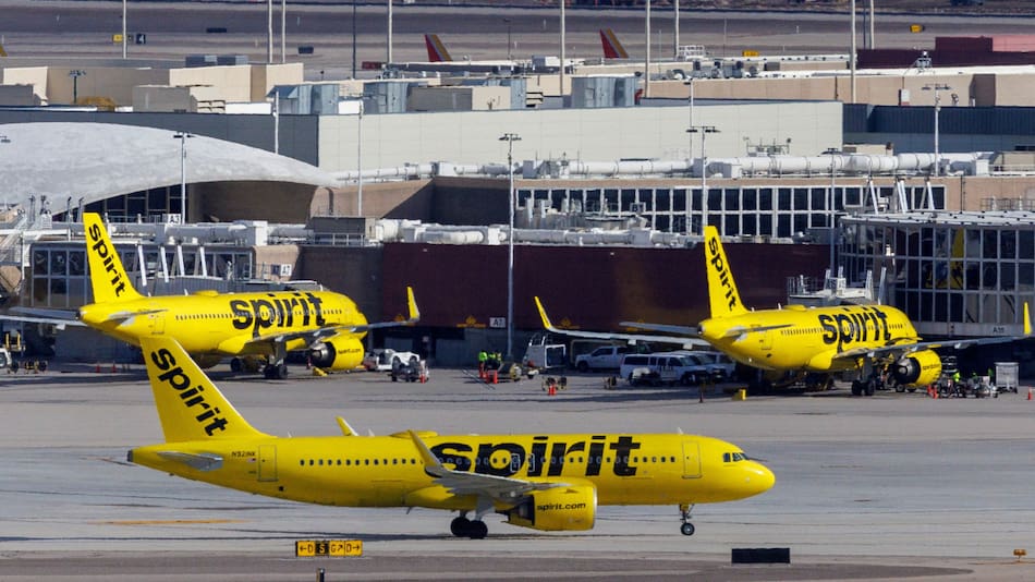 El vuelo de Spirit Airlines fue atacado a tiros. Foto: Reuters
