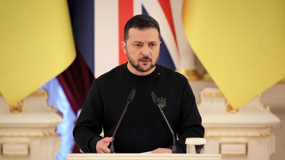 Volodimir Zelenski, presidente de Ucrania. Foto: EFE.
