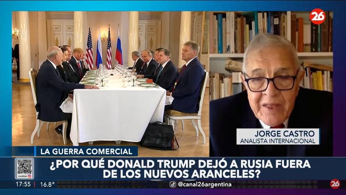 Jorge Castro en Canal 26. Foto: captura YouTube