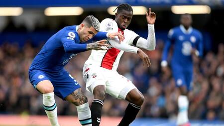 Enzo Fernández; Chelsea-Southampton. Foto: EFE.