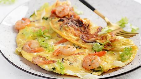 Un delicioso plato de omelette, fácil de preparar y muy sofisticado.