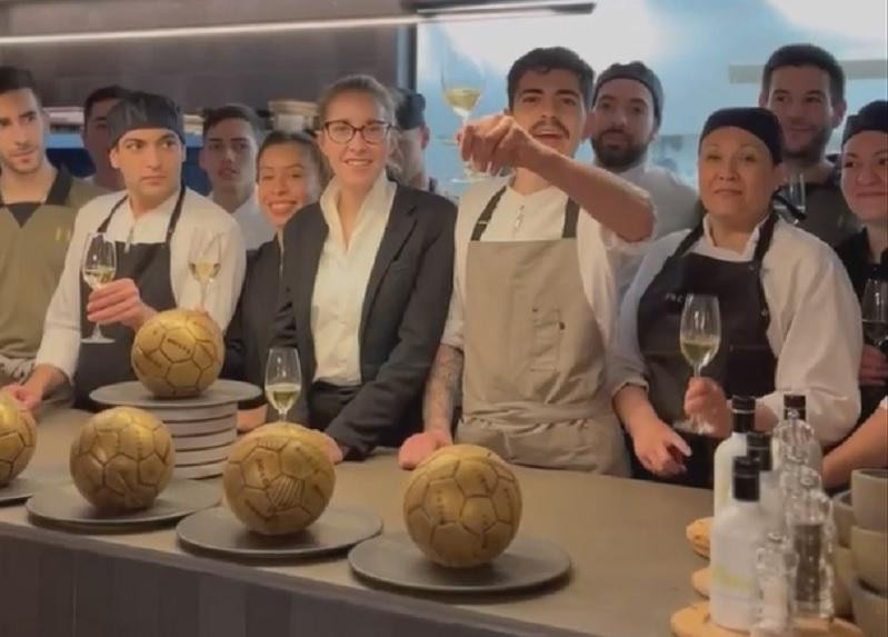 Así es "Hincha", el restaurante de Lionel Messi. Foto: Captura de pantalla.